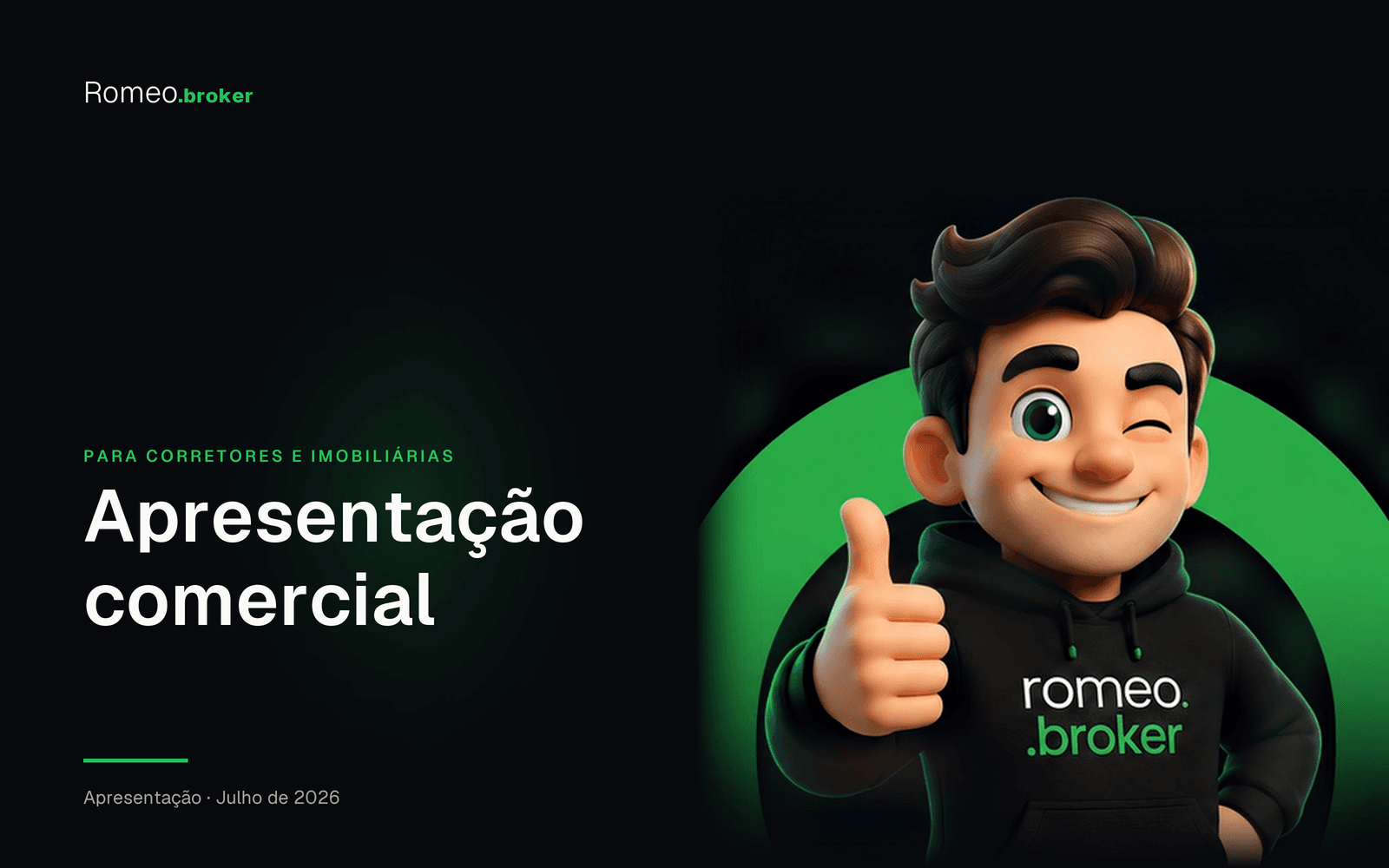 Prévia da Apresentação comercial