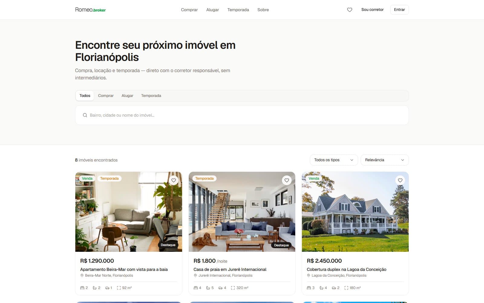 Screenshot da tela Marketplace
